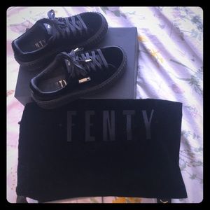 Fenty Puma Black Velvet Creepers